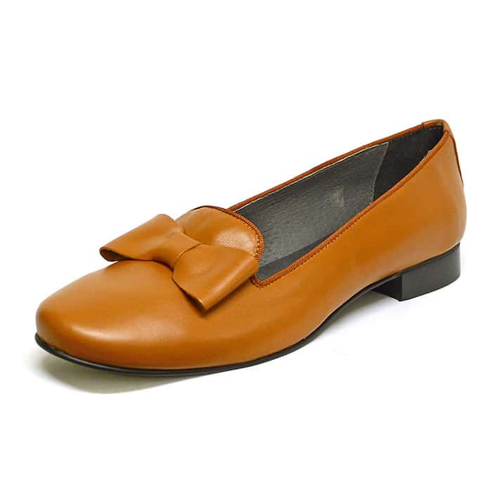mocassins femme grande taille du 40 au 48, cuir lisse camel, talon de 0,5 à 2 cm, plates souples confort detente, toutes saisons
