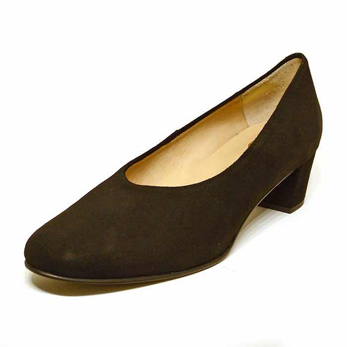 trotteurs femme grande taille du 40 au 48, velours noir, talon de 3 à 4 cm, habillee, toutes saisons